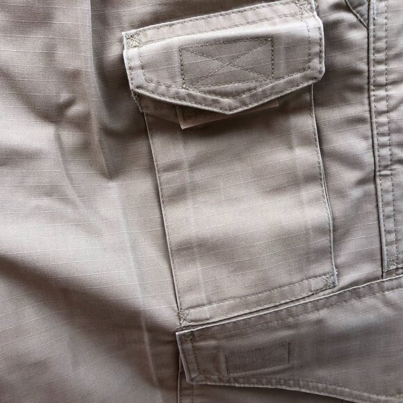 Propper Mens Cargo Pants Size 30x32 Tactical Utility Beige Ripstop Outdoors - Picture 12 of 16